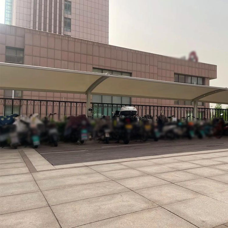 哈巴河县膜结构电动车棚