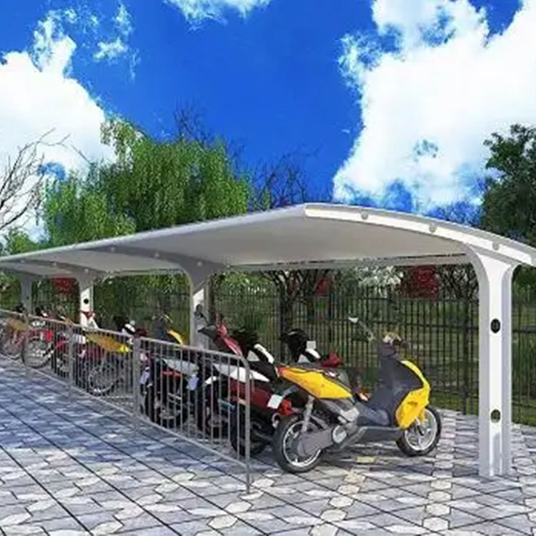 哈巴河县膜结构电动车棚